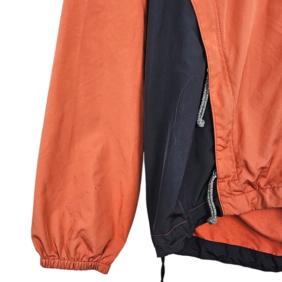 Patagonia Women's Orange Black Lightweight Windbreaker Jacket Activewear Medium - Picture 2 of 13